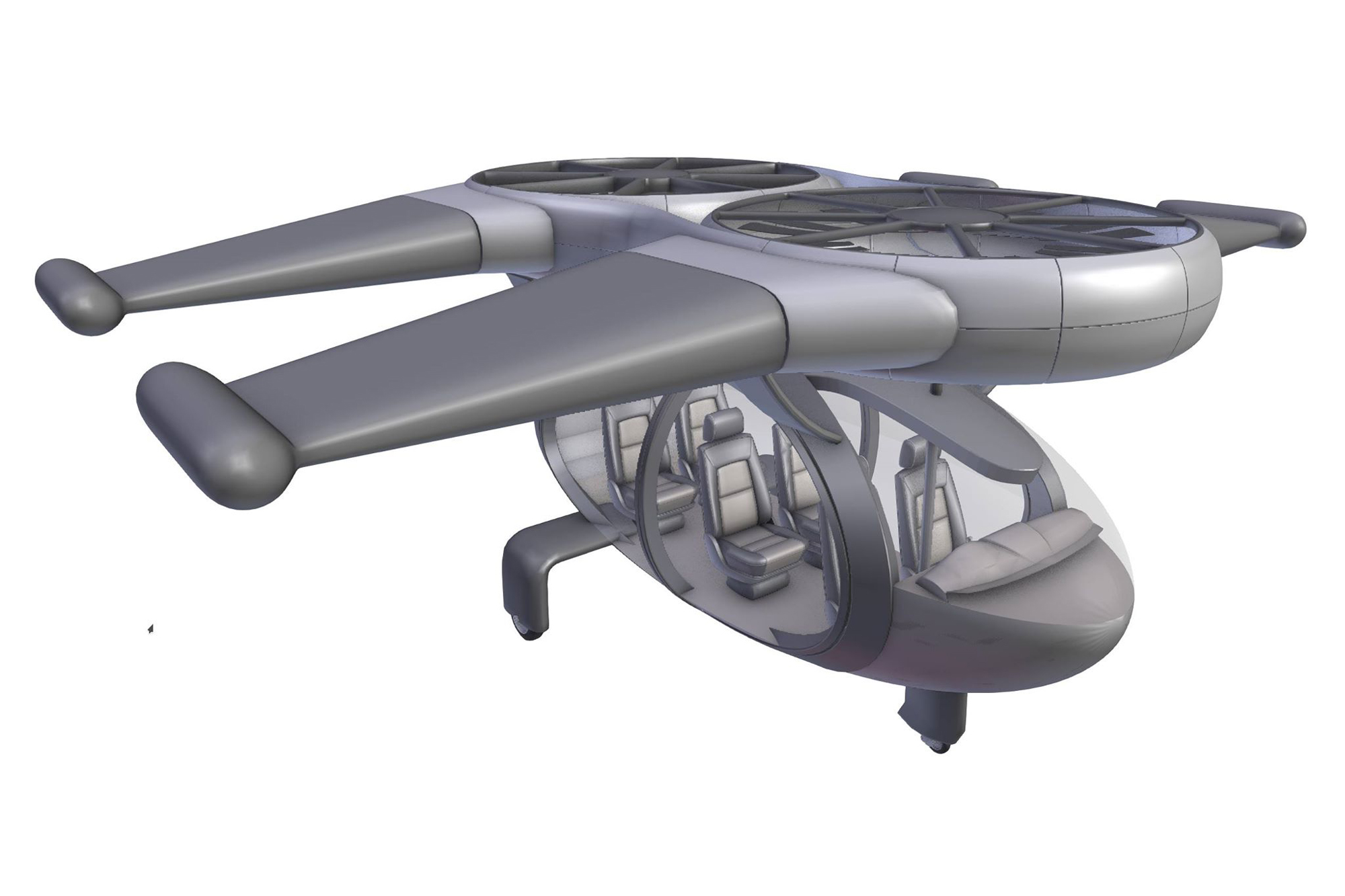 Sky View hybrid-electric or all-electric passenger VTOL aircraft Sky View hybrid-electric or all-electric passenger VTOL aircraft